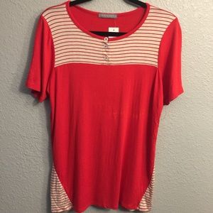 StitchFix Knit Top with Striped Accents